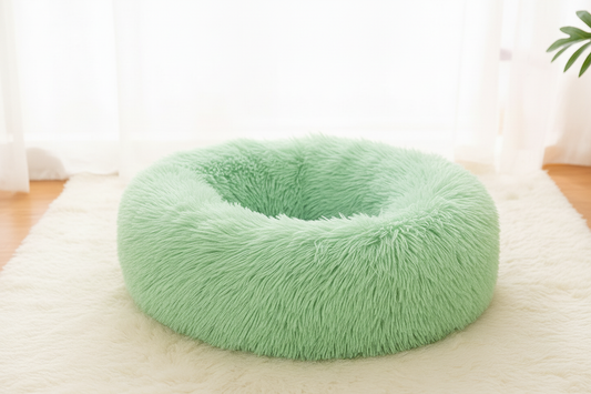 Plush donut pet bed zonder katten